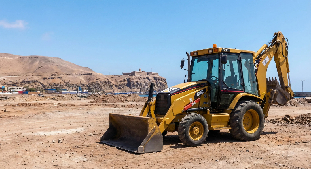 Retroexcavadora Cat 420D